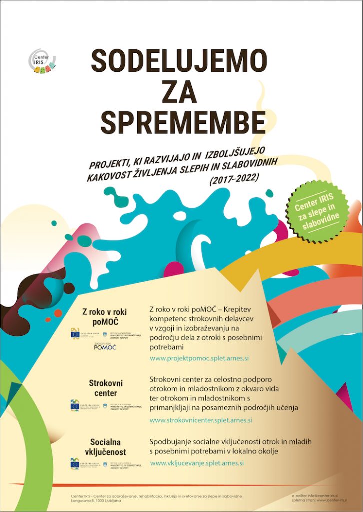 Plakat Sodelujemo za spremembe