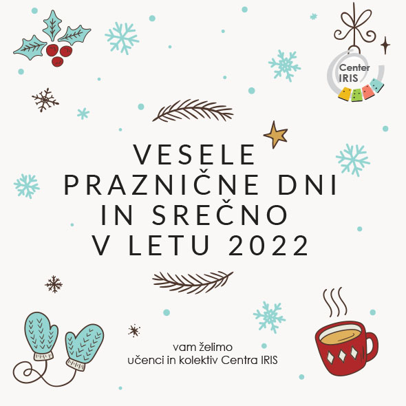 Vesele praznike in srečno 2022!