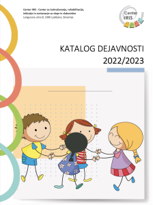 Katalog dejavnosti 22 23 Naslovnica