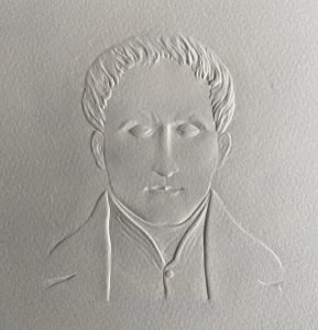 Louis Braille - reliefna slika